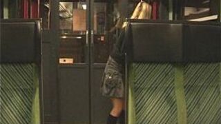 Public Amateur - Blond Sex in Train porn video